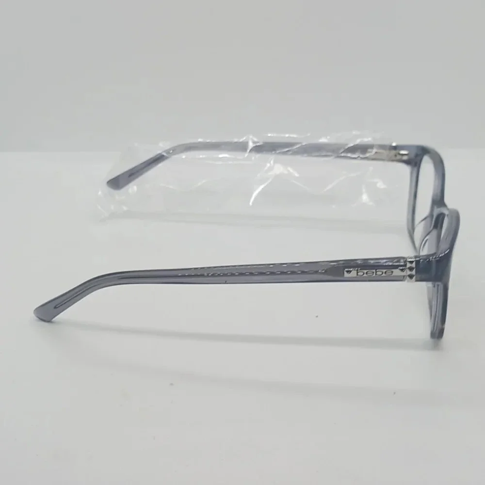 NWT WOMEN'S BEBE EYEGLASS FRAMES BB5126 JET BLACK